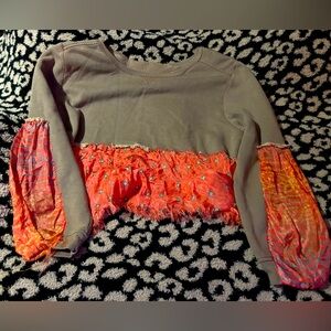 Boho crop sweater ⚡️